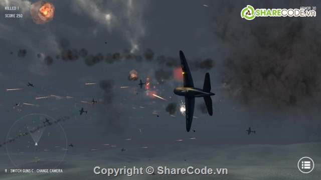 Code game Bắn máy bay,game Air Strike Unity - 3D,Bắn máy bay game,Bắn máy bay,game Air Strike,Air Strike 3d